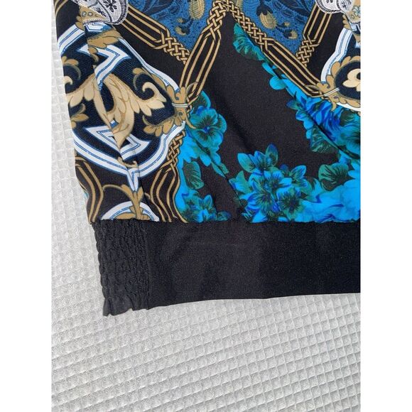 New York And Company Sleeveless Halter Top Blouse Women's Small 3D Florence - Picture 6 of 9